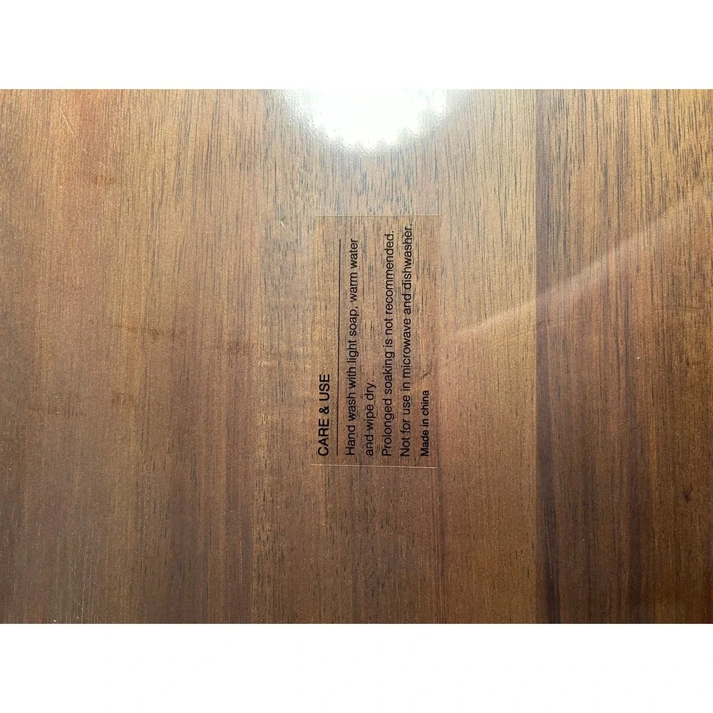 Shanik‎ Premium Acacia Wood Charcuterie Board Serving Tray Set S-160 New in Box